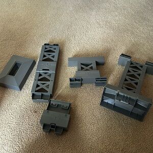 Hot Wheels Nintendo Mario Kart Rainbow Road Track Replacement Parts Lot